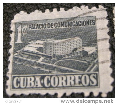 Cuba 1952 Tax For New Communications Building 1c - Used - Liefdadigheid