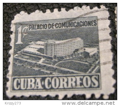 Cuba 1952 Tax For New Communications Building 1c - Used - Charity Issues