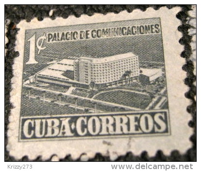 Cuba 1952 Tax For New Communications Building 1c - Used - Charity Issues