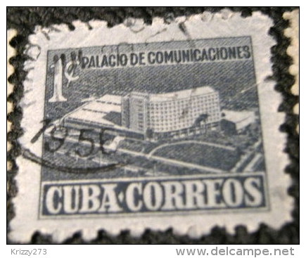 Cuba 1952 Tax For New Communications Building 1c - Used - Beneficenza