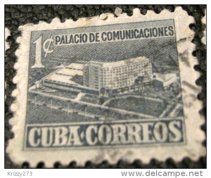 Cuba 1952 Tax For New Communications Building 1c - Used - Liefdadigheid