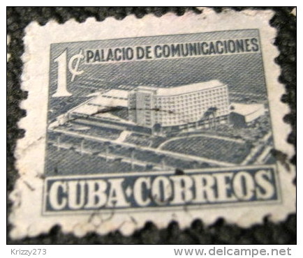 Cuba 1952 Tax For New Communications Building 1c - Used - Charity Issues