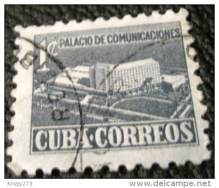 Cuba 1952 Tax For New Communications Building 1c - Used - Liefdadigheid