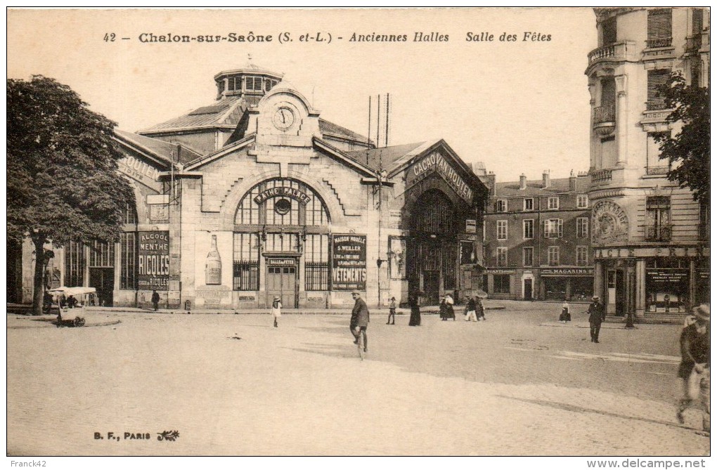 71. Chalon Sur Saone. Anciennes Halles. Salles Des Fetes - Chalon Sur Saone