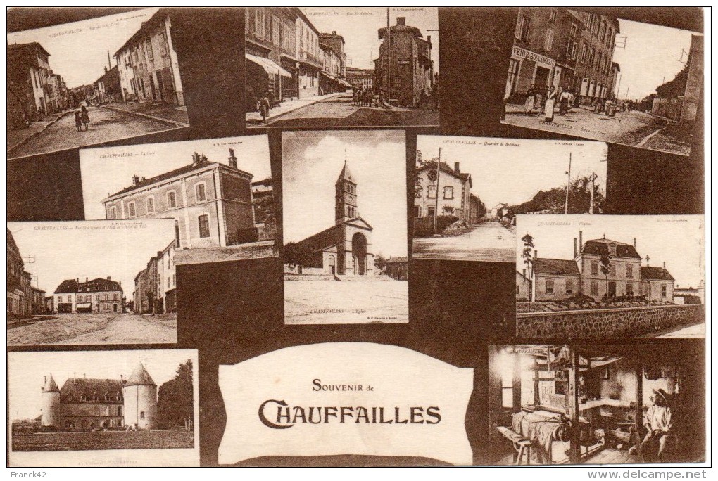 71. Chauffailles. Souvenir. 10 Petites Cartes - Altri & Non Classificati