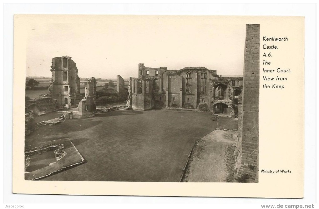 I3491 Kenilworth - Castle - Leicester´s Gatehouse - View From Tha Keep - Schloss Castello Chateau / Non Viaggiata - Altri & Non Classificati