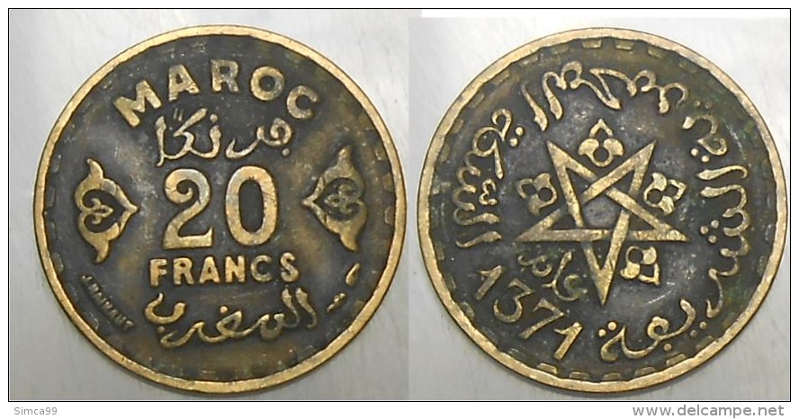 20 Francs - Marocco