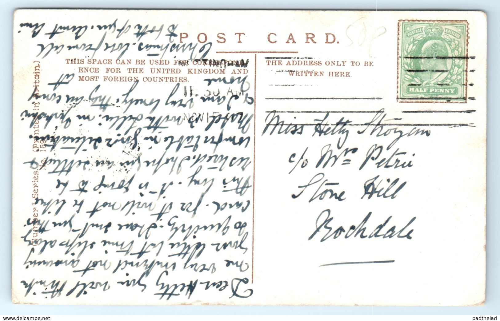 POSTCARD CASTLE ENTRANCE NOTTINGHAM POSTED CIRCA 1915 SENT TO STONE HILL ROCHDALE - Nottingham