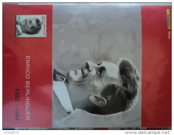 FOLDER  ITALIA  2014 - ENRICO BERLINGUER - 30° MORTE - - Folder