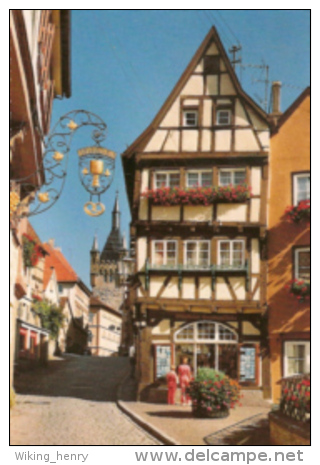 Bad Wimpfen Am Neckar - Salzgasse Mit Blauem Turm 2 - Bad Wimpfen