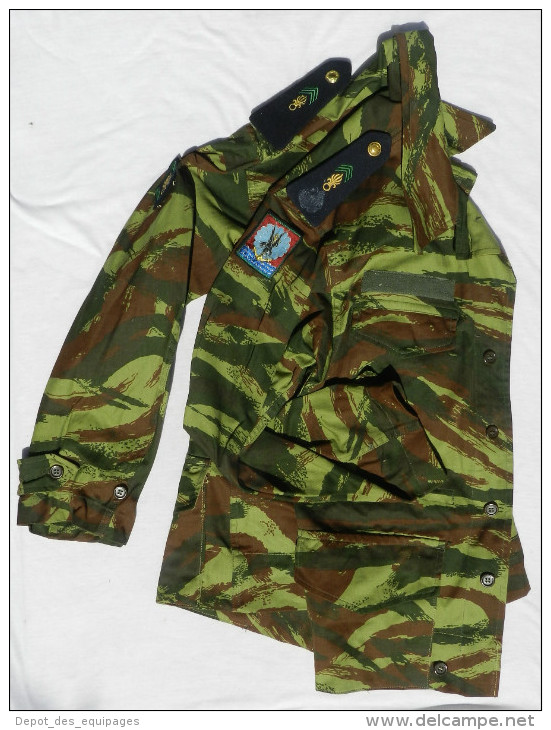 VESTE  T.A.P.  PARA CAMOUFLEE   T.T.A.  1947 - 52  - LEGION ETRANGERE - BONNE TAILLE   à Voir .. - Uniforms