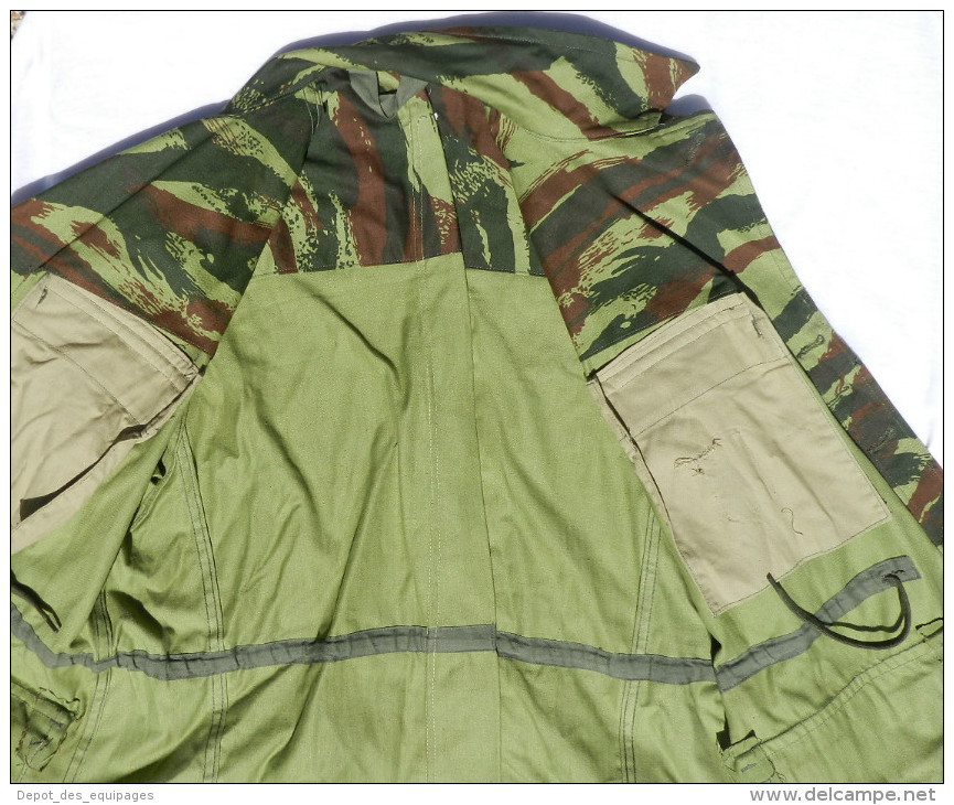 VESTE  T.A.P.  PARA CAMOUFLEE   T.T.A.  1947 - 52  - LEGION ETRANGERE - BONNE TAILLE   à voir ..