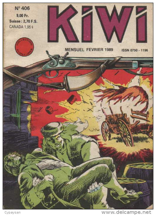 KIWI N° 406 BE SEMIC 02-1989 - Kiwi