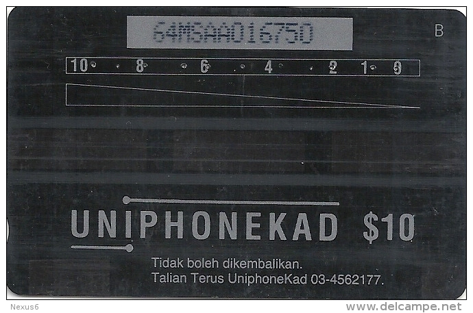 Malaysia (Uniphonekad) - Calendar 1994, 64MSAA, 1993, 250.000ex, Used - Maleisië