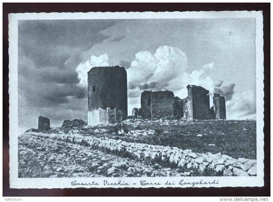 CASERTA  VECCHIA - ANNI 40 -  TORRE DEI LONGOBARDI - Caserta