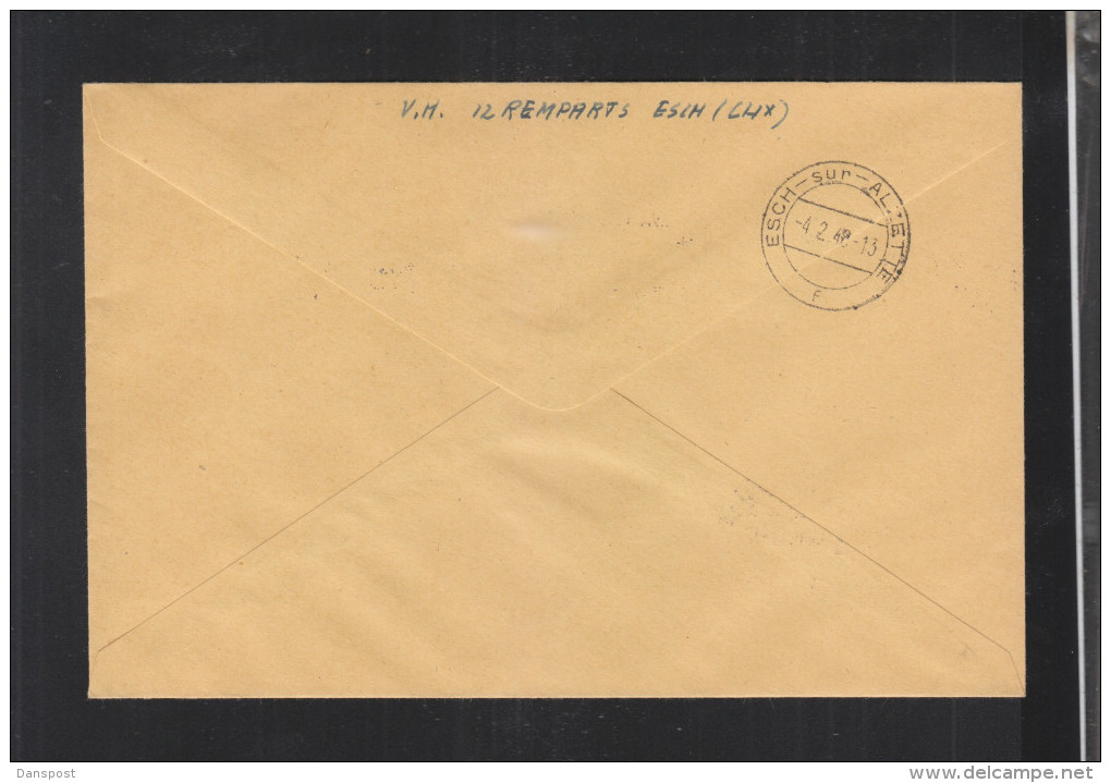 Luxemburg Erstflug Nach Zürich 1948 - Briefe U. Dokumente