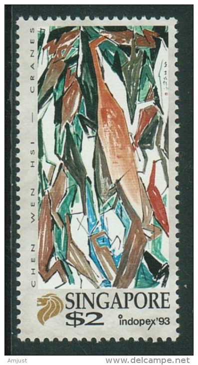 Singapour //1993 //  Spécial Stamp // Oeuvre De Chen - Singapour (1959-...)