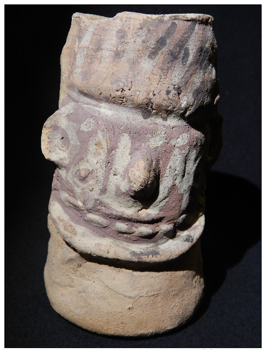 Rare Kéro Anthropomorphe Chancay, Pérou  Précolombien.10-14è S. Pre Columbian. - Archéologie
