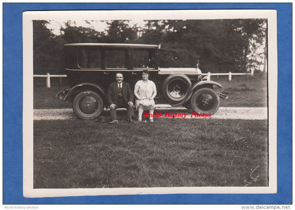 Photo Ancienne - NOISIEL - Belle Automobile à Identifier - 1927 - Voir Calandre Bouchon De Radiateur - Automobiles