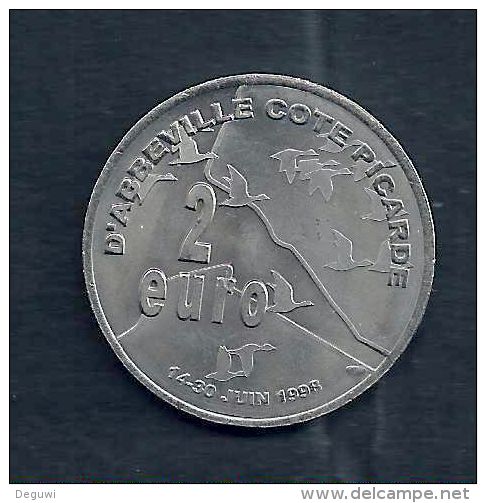 2 Euro Temporaire Precurseur De ABBEVILLE  1998, RRRR,, NI, Nr. 3 - Euro Der Städte