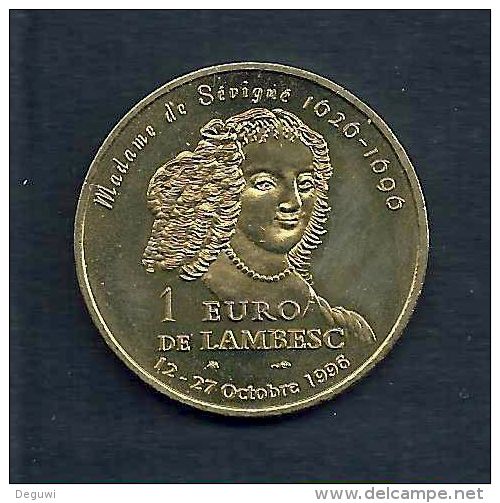 1 Euro Temporaire Precurseur De LAMBESC  1996, RRRR,, BR, Nr.361 - Euro Der Städte