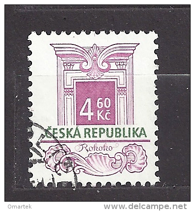 Czech Republic Tschechische Republik 1997 Gest.  Mi 140 Sc 2968 Baustile. Rococo.  C - Usati