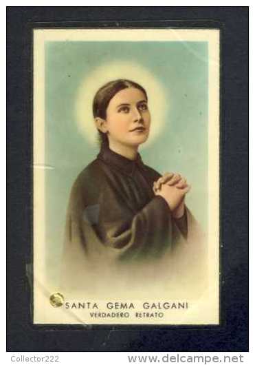 Image Pieuse Avec Relique: Sainte Gemma Galgani (102279) - Devotion Images