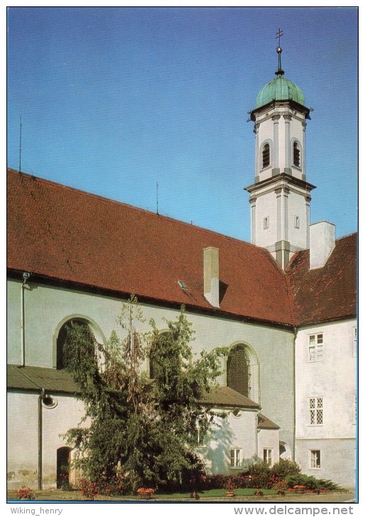 Bad Wörishofen - Domenikanerinnen Klosterkirche  Innenhof - Bad Woerishofen