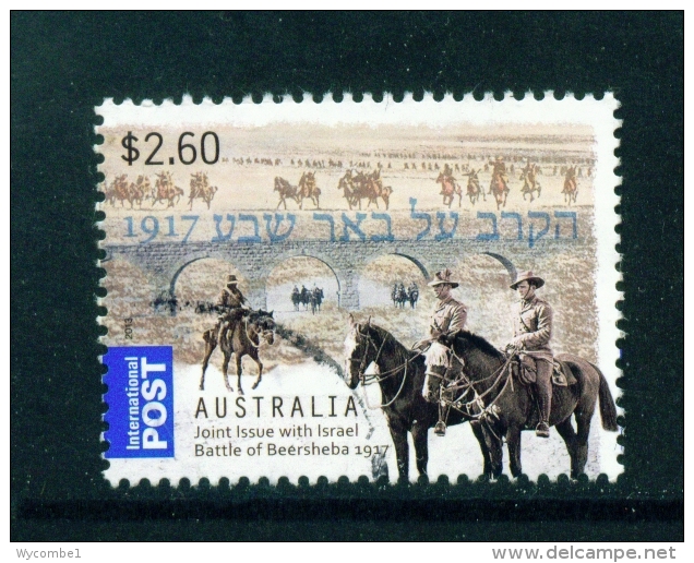 AUSTRALIA  -  2013  Battle Of Beersheba  $2.60  International Post  Used As Scan - Usati
