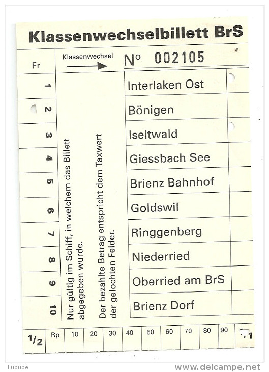 Schweiz:  Klassenwechsel BrS Interlaken - Iseltwald                Ca. 1980 - Europa