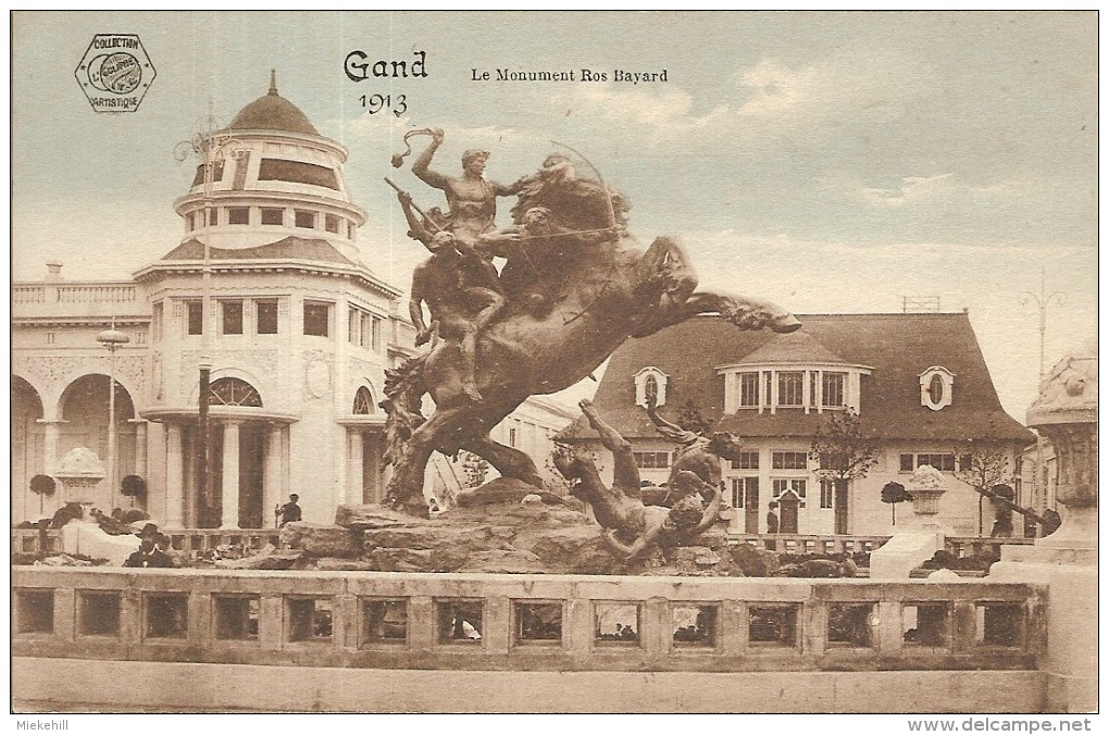 GENT-GAND-CHEVALIER BAYARD-TIR A L'ARC-EXPOSITION UNIVERSELLE 1913-WORLD FAIR - Boogschieten