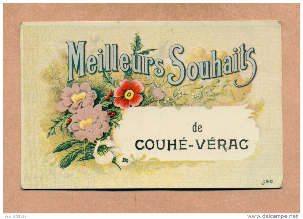 86 - VIENNE -  MEILLEURS  SOUHAITS  DE  COUHE  -  VERAC - Couhe