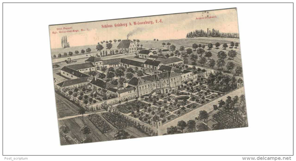 Environs De Wissembourg  Château Geisberg - Autres & Non Classés