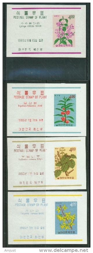 Corée Du Sud // Koree // 1965 // Les Plantes 10 Feuillets Neufs ** - Corée Du Sud