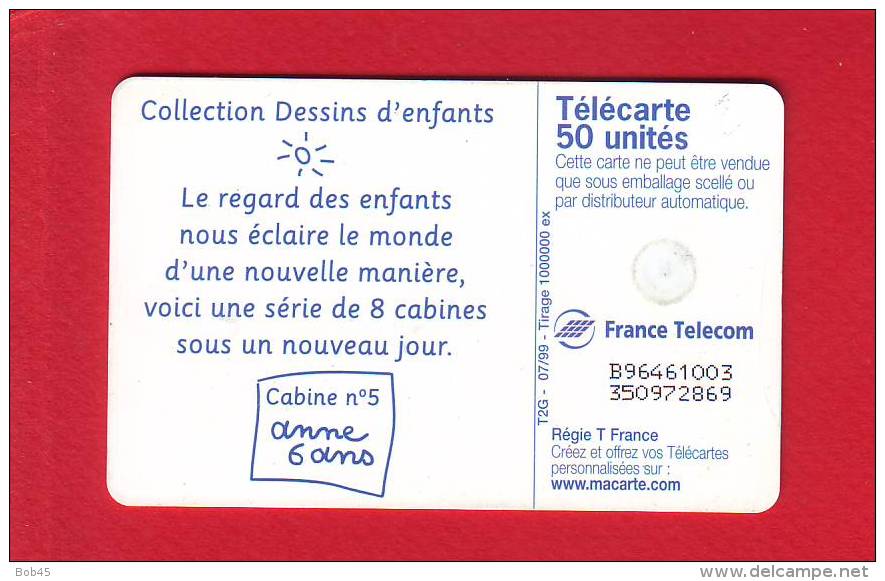 775 - Telecarte Publique Cabine Anne (F988) - 1999