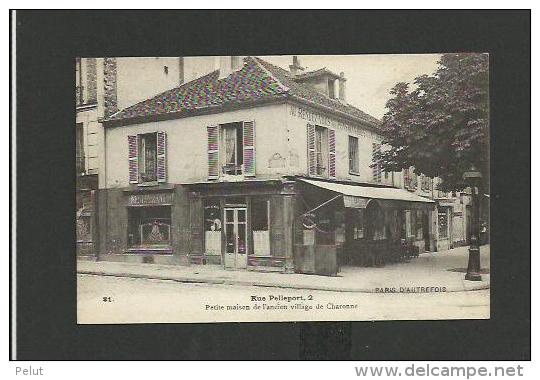 Paris Rue Pelleport Petite Maison De L'ancien Village De Charonne - Arrondissement: 20