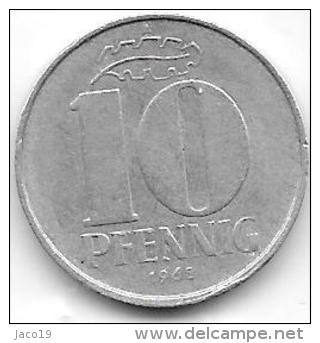 10 PFENNIG Alu RDD 1968 A CL. 36 - 10 Pfennig