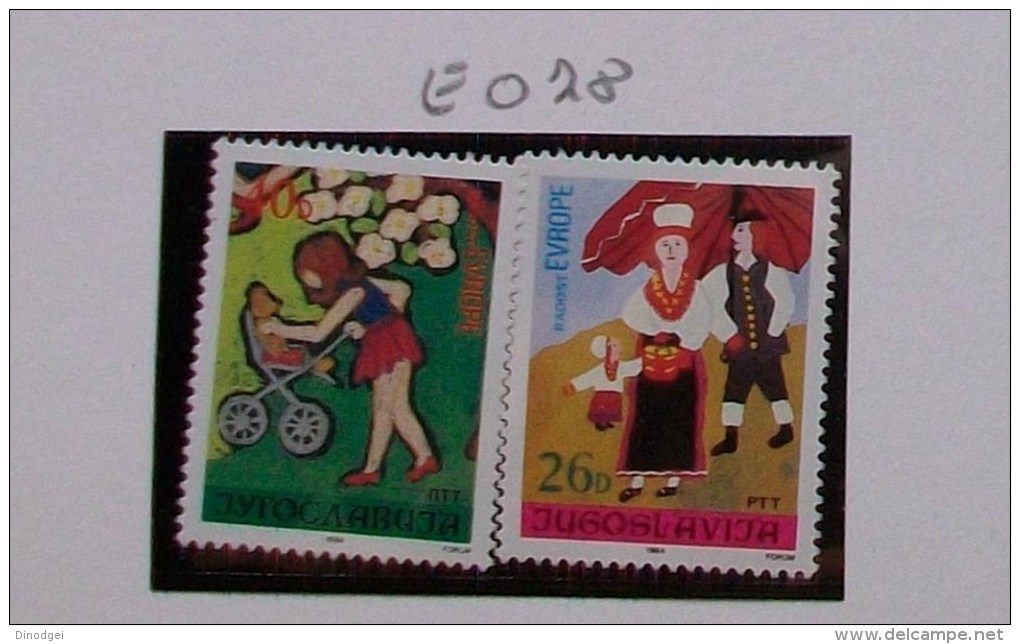 E078 - JUGOSLAVIA - 1984 " Bambini Dipinti " MNH - Otros & Sin Clasificación