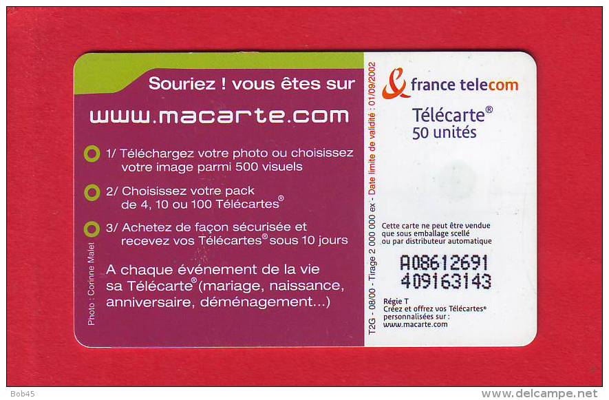 786 - Telecarte Publique Www Macarte Com Enfant Velo (F1081) - 2000