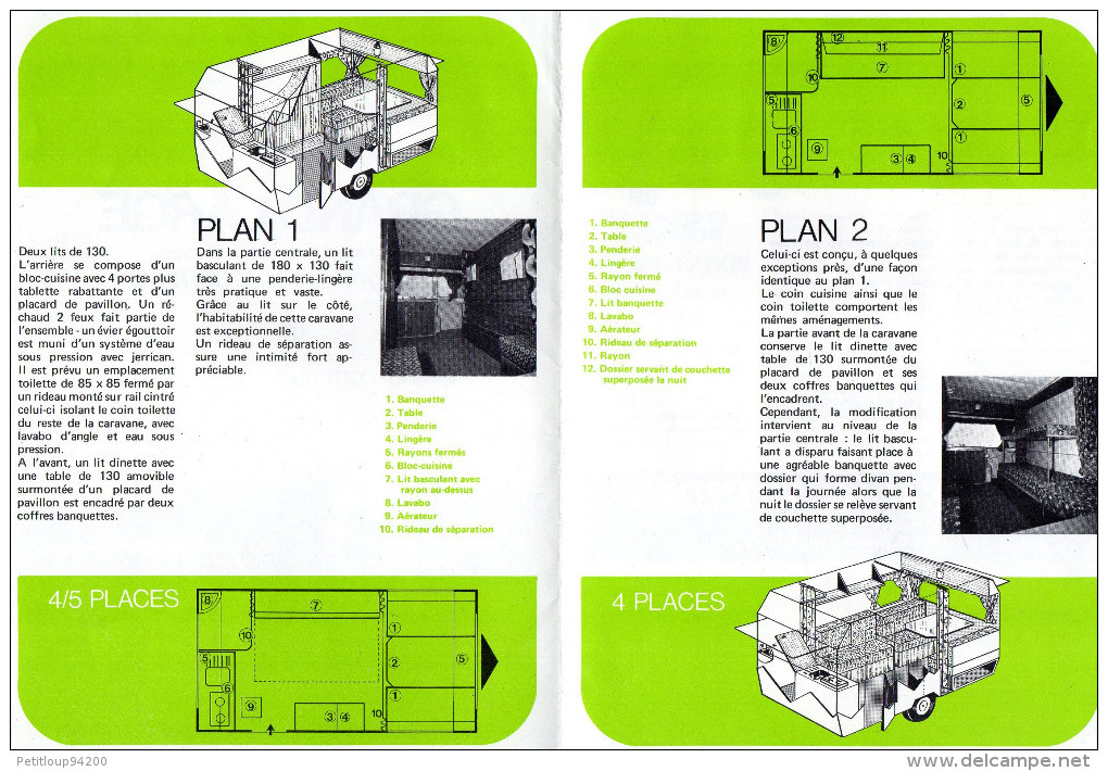 PUBLICITE  CARAVANES HENRYMAG-MONDIAL Grand Large CAMPING - Camping