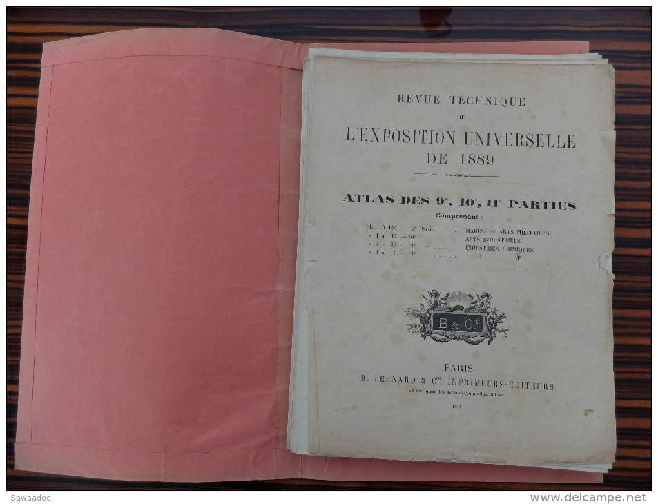 LOT - PLANCHES MARINE ET ARTS MILTAIRES - EXPOSITION UNIVERSELLE  DE 1889 - MOTEURS ET BATEAUX - REVUE TECHNIQUE - Tools