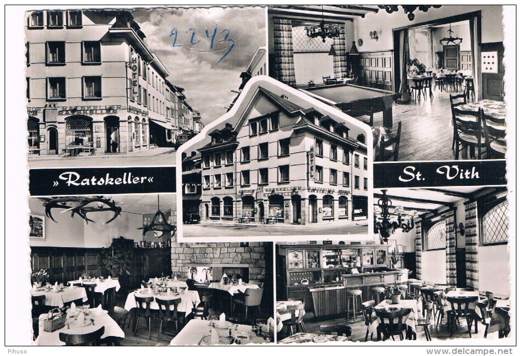 B-5529    SANKT-VITH : Hotel Restaurant Ratskeller - Sankt Vith