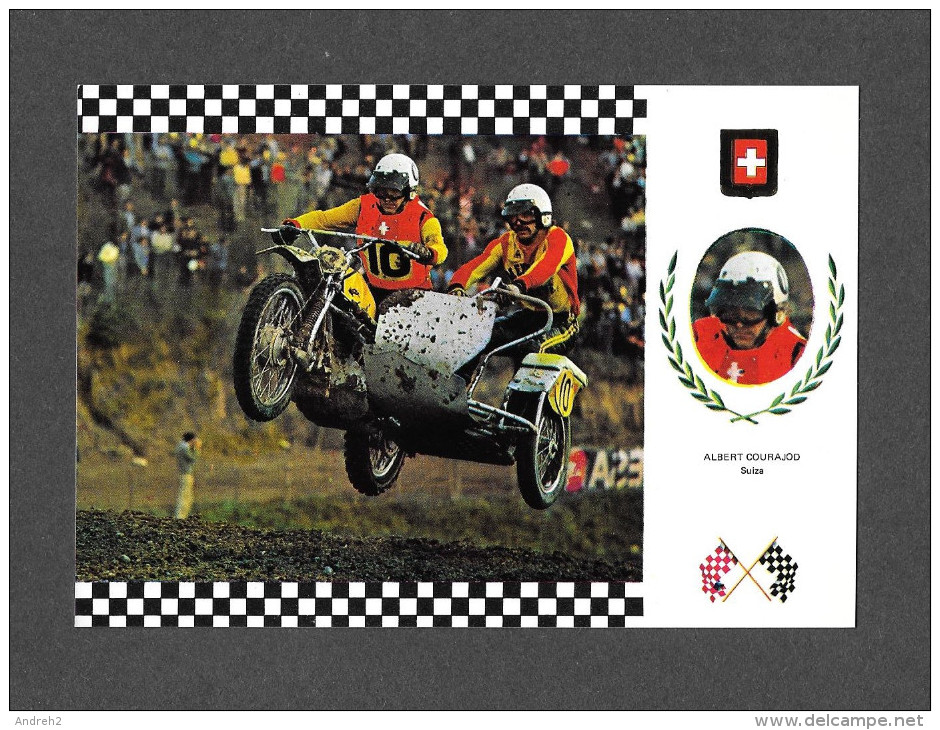 SPORTS MOTO - No 3 SERIE SIDE CROSS - ALBERT COURAJOD (SUISSE) - MOTO TRIUMPH (INGLESA) 195 Kg, 62 C.V. - Sport Moto