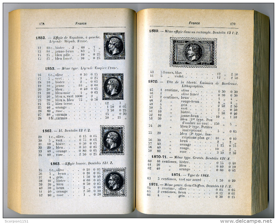 YVERT & TELLIER 1897 - Reimpression Of World Stamp Catalogue - 551 Pages.. - Francia