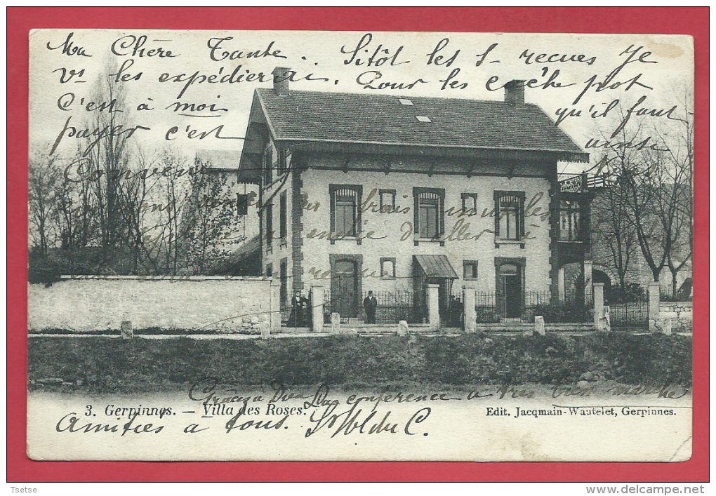 Gerpinnes - Villa Des Roses - 1905 ( Voir Verso ) - Gerpinnes