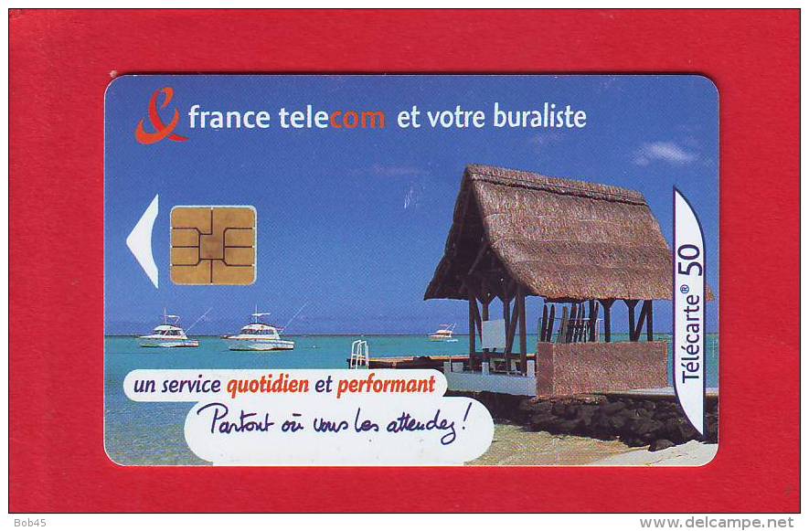 799 - Telecarte Publique Buraliste C Plage (F1132) - 2001