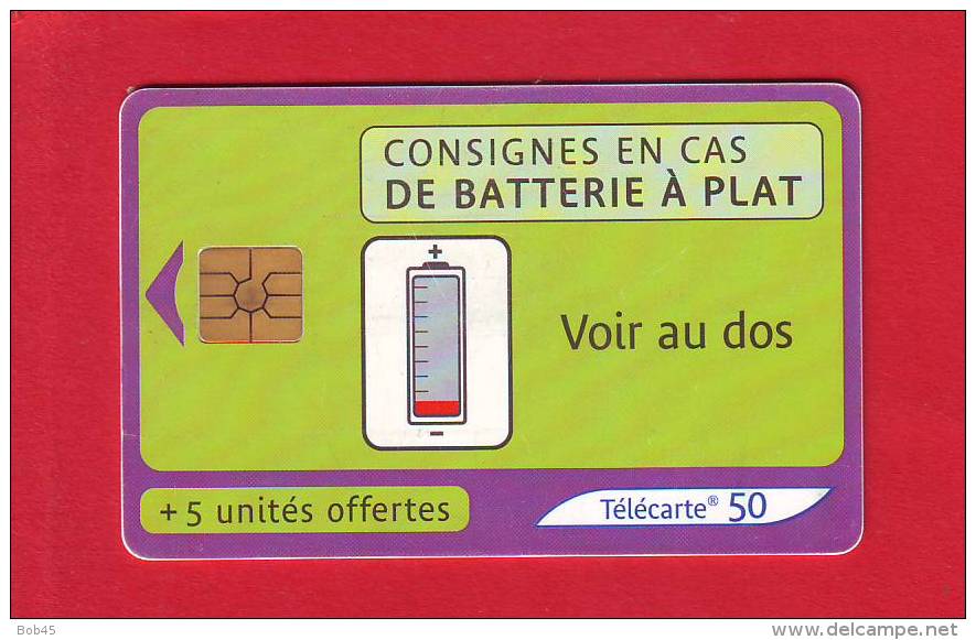 803 - Telecarte Publique Batterie (F1139) - 2001