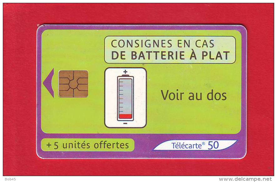 804 - Telecarte Publique Batterie (F1139) - 2001