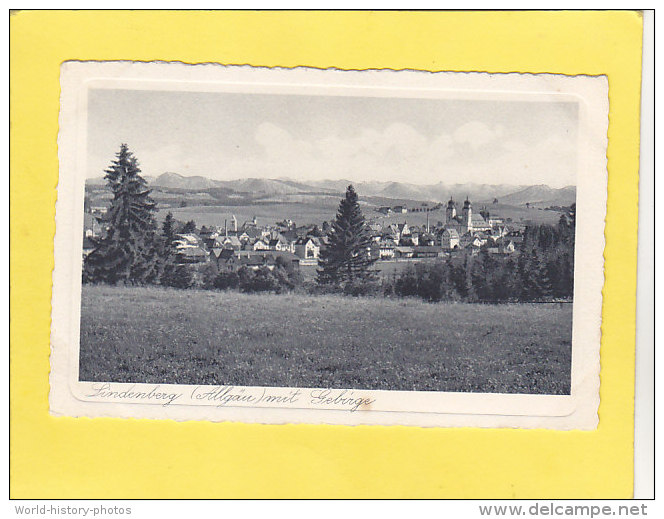 CPA - LINDENBERG Im ALLGÄU  Mit Gebirge - Lindenberg I. Allg.