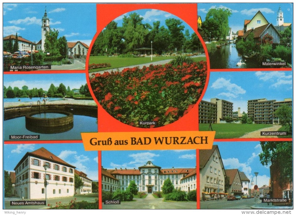 Bad Wurzach - Mehrbildkarte 8 - Bad Wurzach